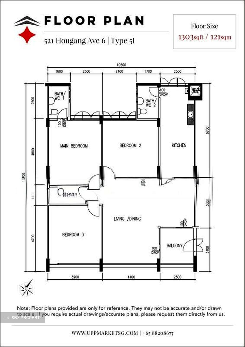 Blk 521 Hougang Avenue 6 (Hougang), HDB 5 Rooms #599726821
